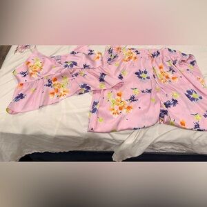 Savage x fenty- Floral Pink Pajama Set